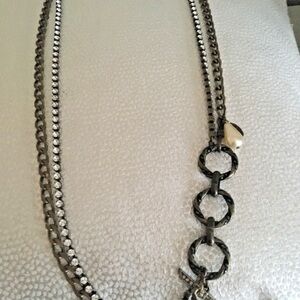 Lanvin for H&M Black and Rhinestone Necklace